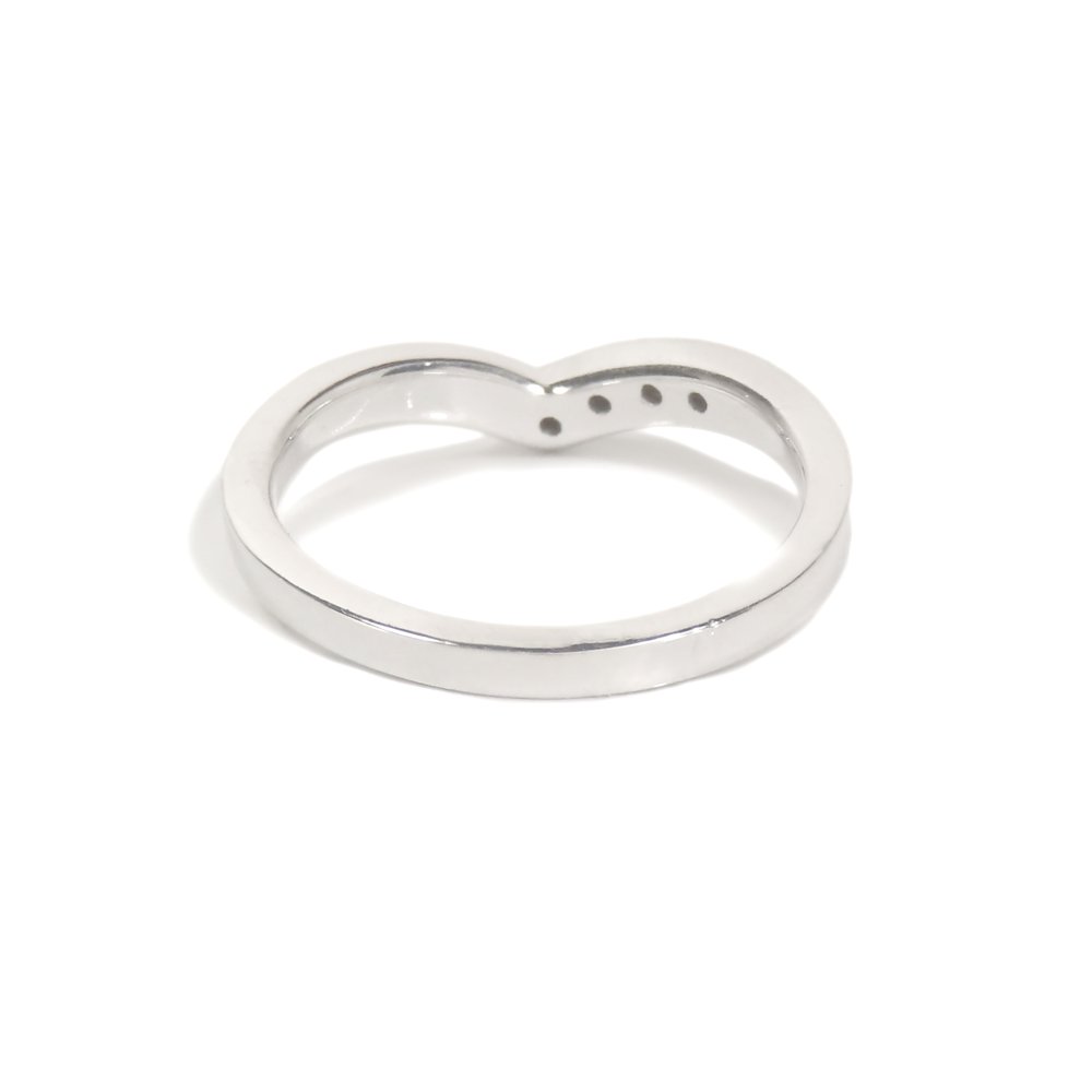 pt900 プラチナV字リング【刻印無料】結婚指輪 マリッジリング プラチナ900 ダイヤモンド 天然石 4月 誕生石 ペアリング ペア V字型 レディース ペア マリッジ 結婚 結婚式 誕生日 プレゼント ギフト包装 彫金 ハンドメイド 手作り 箱入り Grand Galleria グランドガレリア