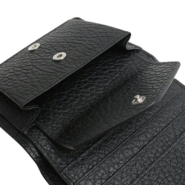 メゾンマルジェラ MAISON MARGIELA 二つ折り財布 二折財布 S56UI0140P4455T8013 メンズ レディース BLACK ブラック