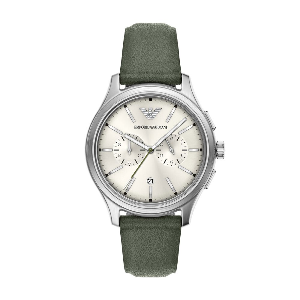 エンポリオアルマーニ EMPORIO ARMANI 腕時計 メンズ クロノグラフ レザー AR11801【2026 新作】