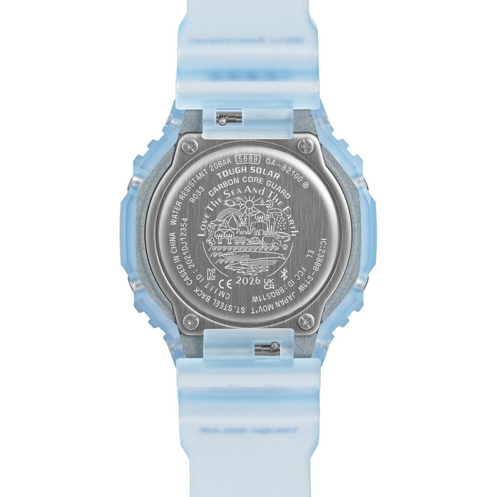 G-SHOCK カシオ Gショック CASIO アナデジ 腕時計 メンズ GA-B2100KB-2AJR タフソーラー スマートフォンリンク Love The Sea And The Earth クジラ【2026 新作】