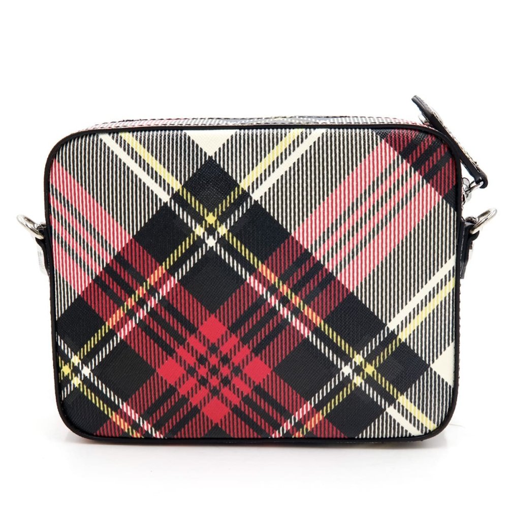 ヴィヴィアンウエストウッド ショルダーバッグ レディース Vivienne Westwood 4304006Y S0012 PF O101 NEW EXHIBITION TARTAN ニューエキシビション タータンチェック カメラバッグ 斜めがけ マルチカラー