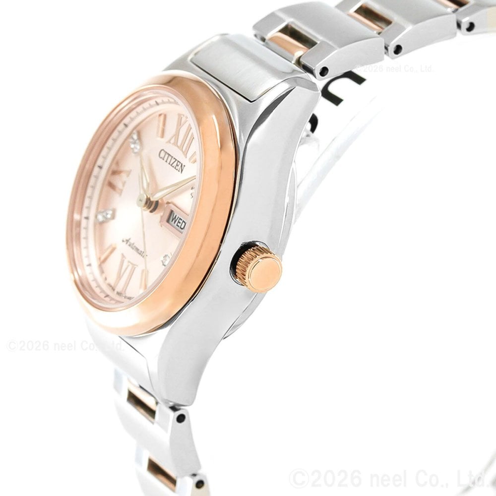 シチズン CITIZEN コレクション メカニカル 自動巻き 機械式 腕時計 レディース PD7166-54W