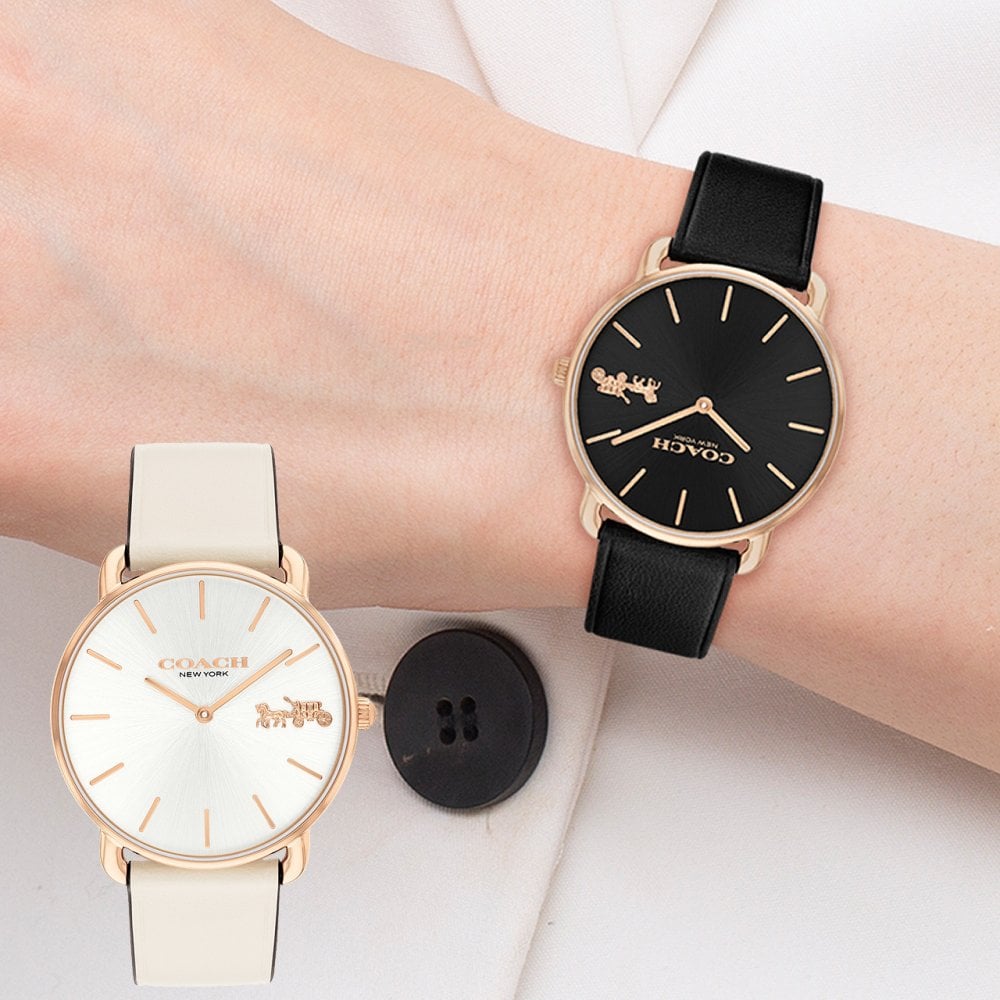 コーチ 腕時計 女性 レディース 【安心の正規品・保証5年・紙袋付き】 COACH ELLIOT 36MM エリオット 選べる2色 【ラッピング無料 誕生日 お祝い プレゼント ギフト 贈り物】