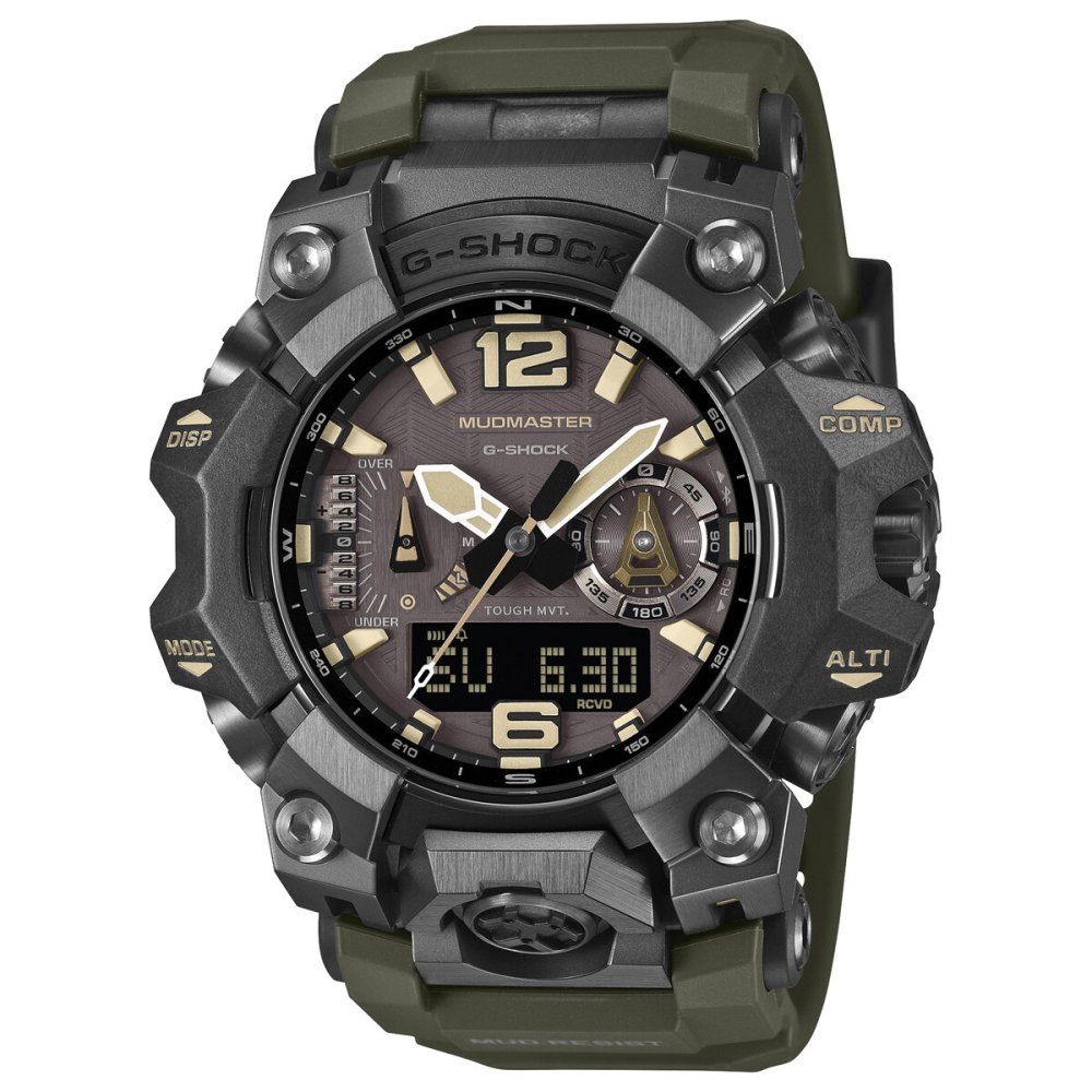 G-SHOCK ジーショック 電波 ソーラー 電波時計 カシオ Gショック CASIO マッドマスター MUDMASTER アナデジ 腕時計 MASTER OF G GWG-B1000-1A3JF【2026 新作】