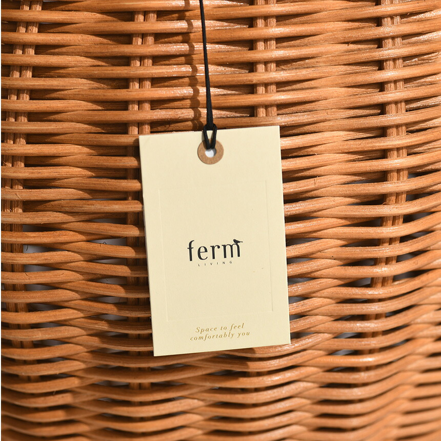 ferm LIVING ファームリビング Pear Braided Storage 洋ナシのカゴ Sサイズ おしゃれディスプレイ 北欧 雑貨 インテリア バスケット ラタン カゴ 飾り 収納 玄関 リビング プレゼント ギフト おすすめ