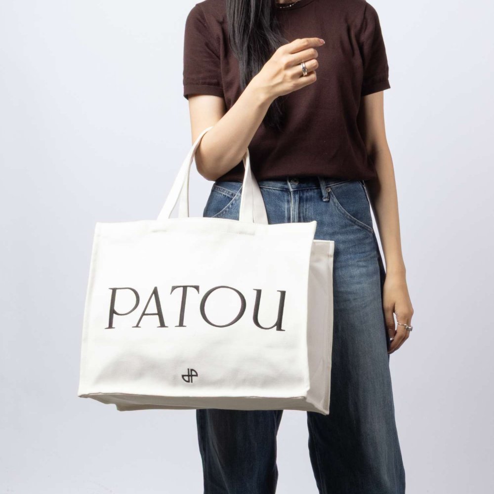 パトゥ PATOU LARGE TOTE BAG コットンキャンバス パトゥトート ラージ AC0450076 トートバッグ レディース バッグ
