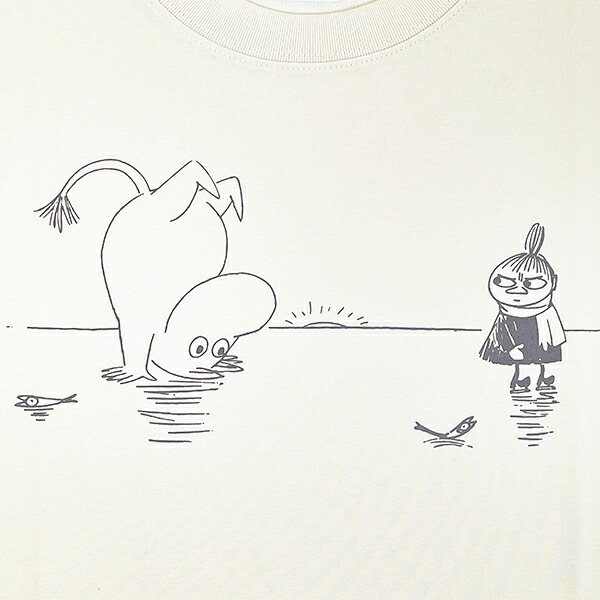 ムーミン さかだち ドライクールタッチTシャツ アイボリー アパレル MOOMIN 送料込み