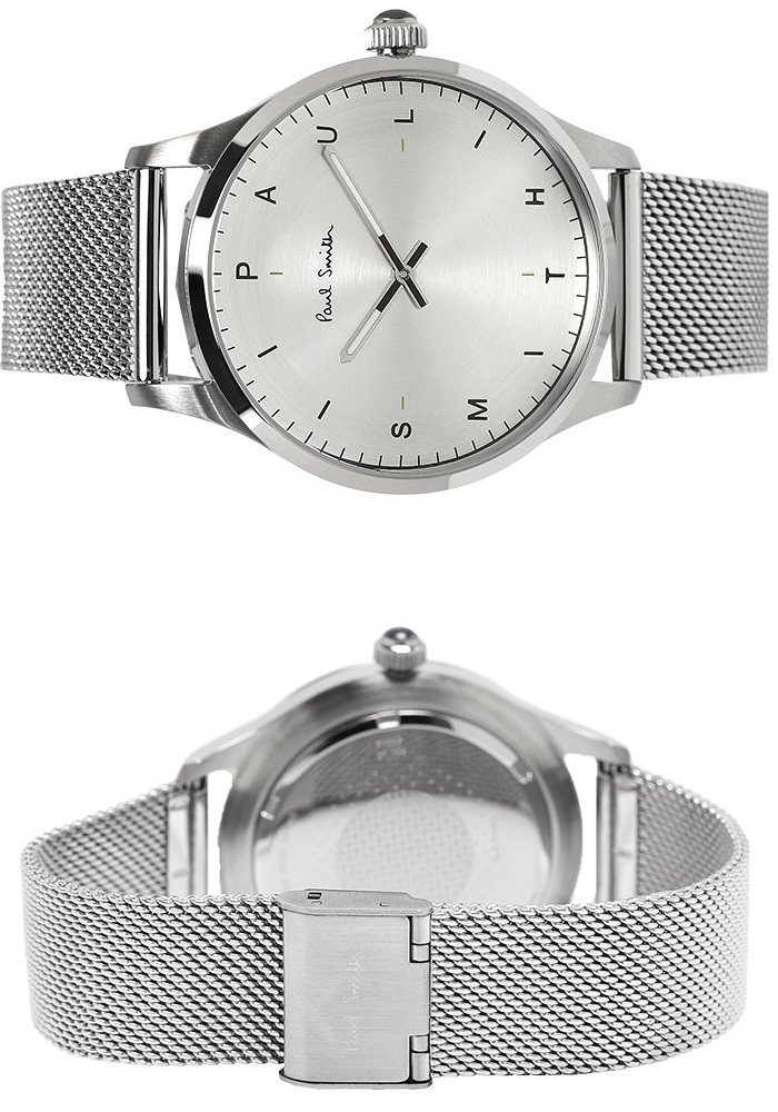 ポールスミス Paul Smith 腕時計 メンズ 41mm ステンレス クラシック ブランド 人気 ウォッチ ギフト プレゼント テンポ TEMPO グリーン グレー シルバー