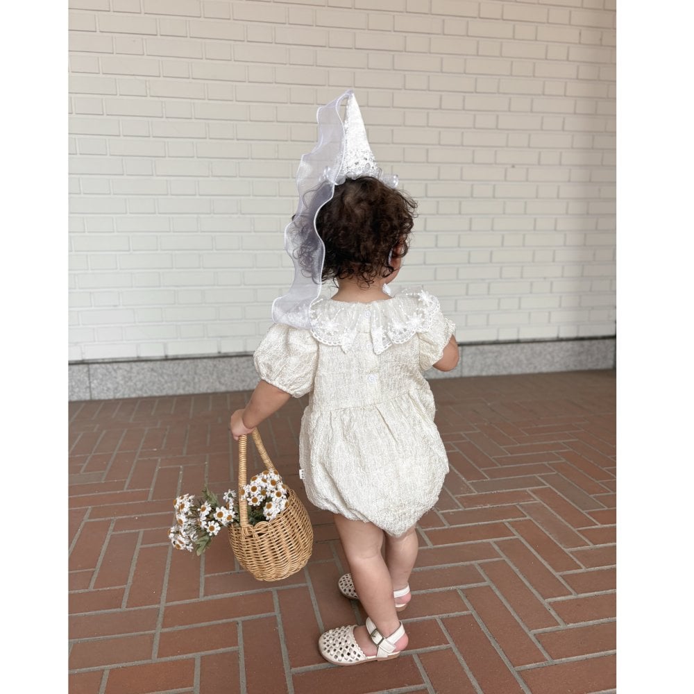 Frill chiffon rompers【誕生日】【１歳】 ロンパース 記念日 ギフト プレゼント