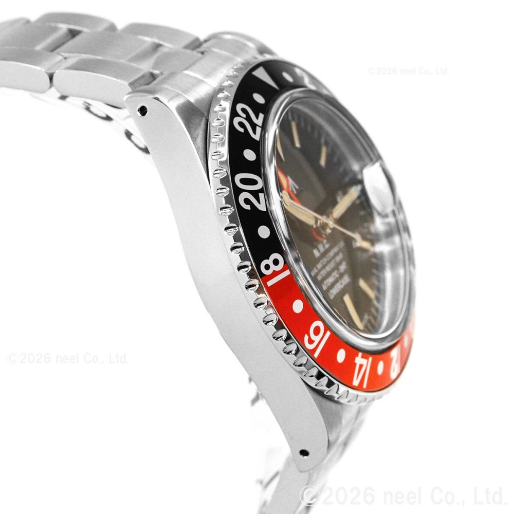 ナバルウォッチ NAVAL WATCH Produced By LOWERCASE ローワーケース FRXD004 腕時計 メンズ 自動巻き GMT