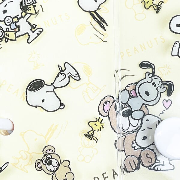 スヌーピー チラシ ミニシールバインダーチャーム 文具 SNOOPY