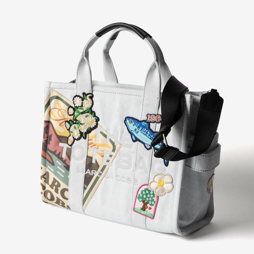 マークジェイコブス MARC JACOBS THE CAMP PATCHWORK DENIM MEDIUM TOTE BAG ザ キャンプ パッチワーク デニム ミディアム トート バッグ 2P6HTT008H02 ショルダーバッグ レディース バッグ