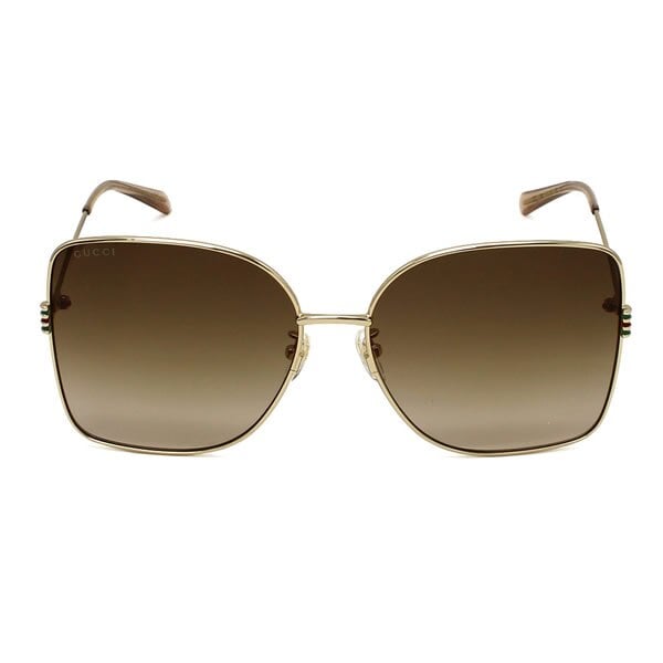 GUCCI サングラス グッチ GG1282SA-003 サングラス アジアンフィット ゴールド ブラウングラデーション メンズ レディース ユニセックス