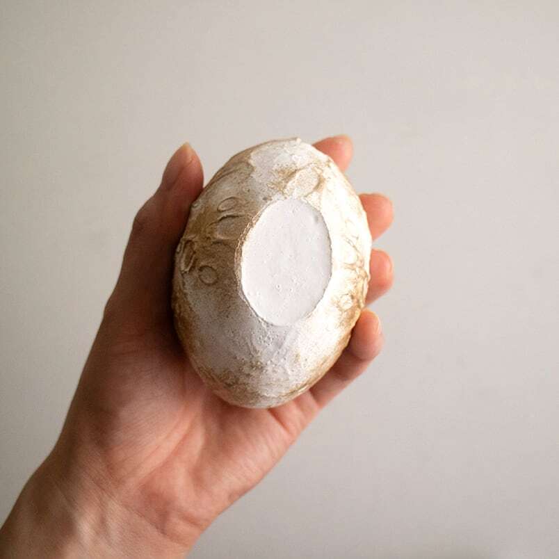 moon ship stone《夢の旅へ誘う 月船のアロマストーンオブジェ》火を使わない香るインテリア