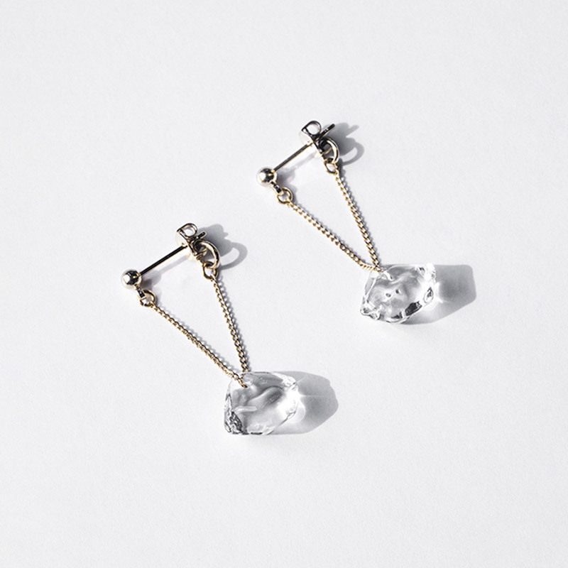 【HARIO】ハリオ ピアス アクセサリー ダイヤモンドカレット HAA-DC-P ガラス 耐熱ガラス  女性 レディース おしゃれ 上品 ギフト プレゼント 母の日 カジュアル フォーマル 誕生日 ジュエリー 正規販売