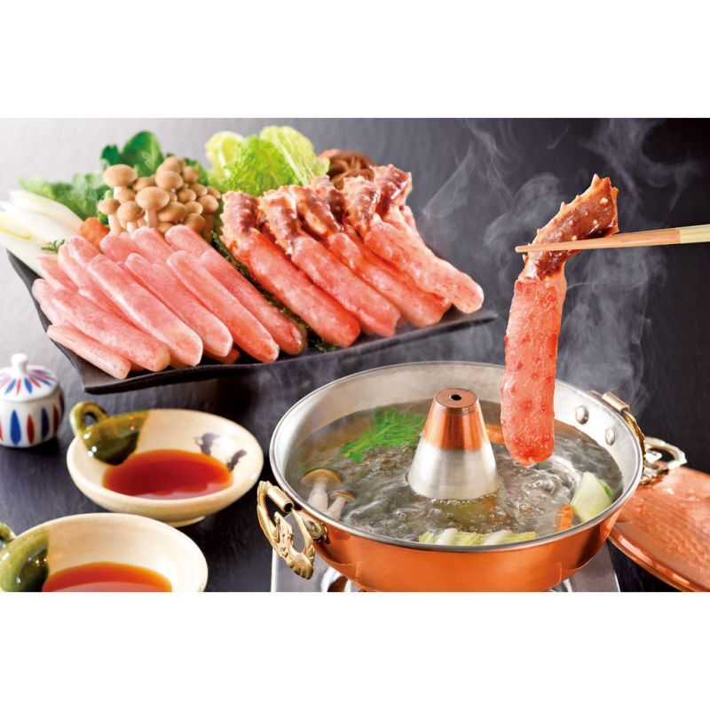 お歳暮・冬ギフト タラバ・ズワイのかにしゃぶ食べくらべ (OKS-1156-2) ※送料無料(北海道・沖縄・離島への配送不可)