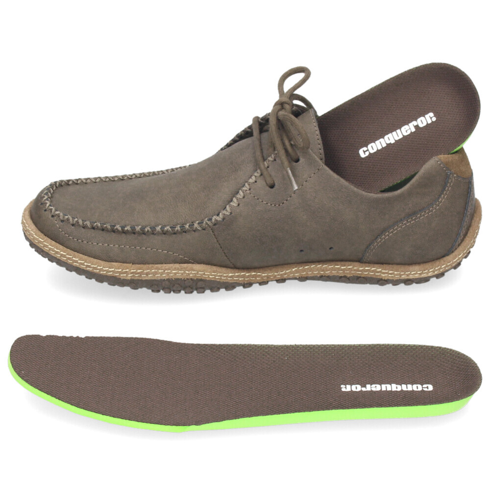 コンカラー シューズ ホライゾン メンズ 靴 スニーカー カジュアルシューズ スエード グレー ネイビー Conqueror Shoes HORIZON 50485 50385