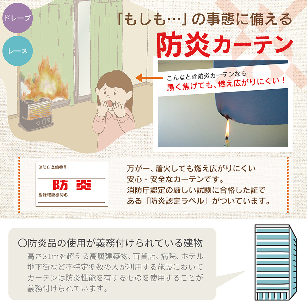 【レビュー特典付 タッセル】カーテン 4枚セット 2枚セット 1級遮光カーテン レースカーテン付き 日本製 幅100 幅150 15サイズ 防炎 タッセル付き 遮熱 保温 節電 省エネ 4枚組 2枚組 ベル—イ 送料無料 直送 ユニベール