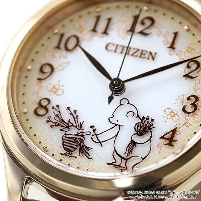 シチズン コレクション ディズニー コレクション「クラシックプー」 腕時計 レディース 数量限定 ソーラー CITIZEN COLLECTION EM0507-07W