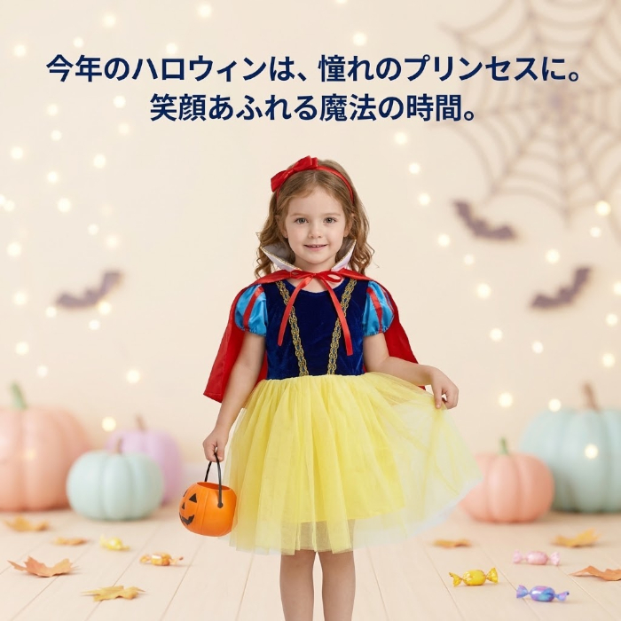 子供 ハロウィン コスプレ プリンセス風 コスチューム 女の子 仮装 衣装 ドレス ワンピース お姫様 キッズ マント付き ハロウィン衣装 イベント パーティー 撮影会 110 120 130 140