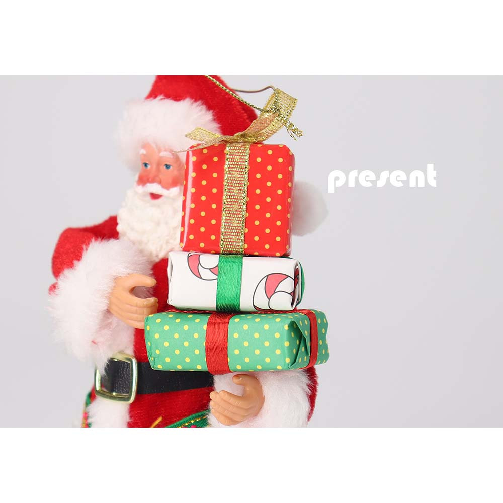 クリスマス 飾り サンタクロース オーナメント オーソドックス 吊り下げ 人形 軽量 テディベア かわいい ギフト プレゼント