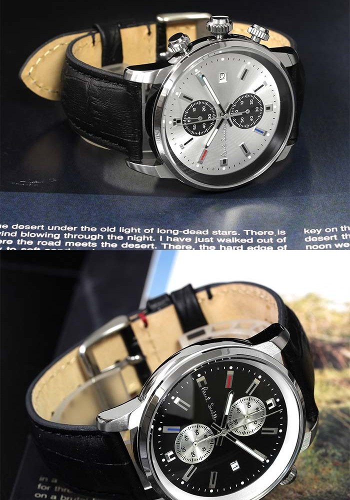 Paul Smith ポールスミス 腕時計 ウォッチ クオーツ メンズ メンズ クロノグラフ スモールセコンド ジャパンムーヴメント p10031 p10032