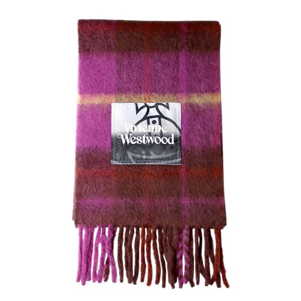 ヴィヴィアンウエストウッド VIVIENNE WESTWOOD マフラー CHUNKY SCARF 8103014F-W00ZJ-J401-FPP ユニセックス PURPLE パープル