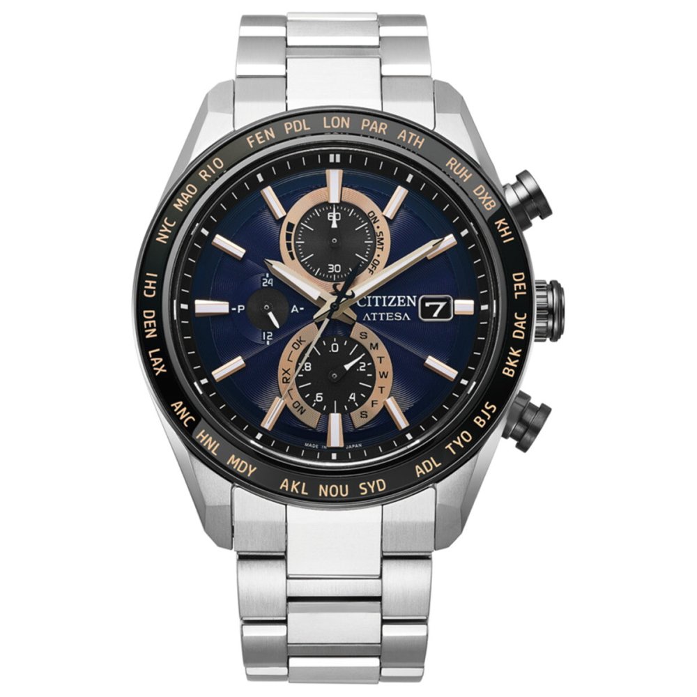 シチズン アテッサ CITIZEN ATTESA エコドライブ 電波時計 腕時計 メンズ AT8297-51L ダイレクトフライト ACT Line【2026 新作】