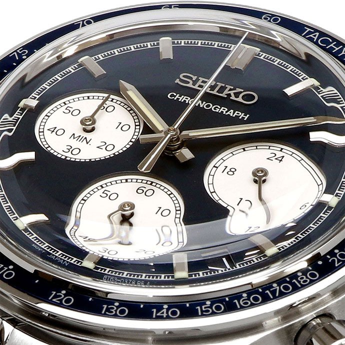 SEIKO 腕時計 セイコー 時計 ウォッチ クロノグラフ タキメーター 50M防水 ビジネス カジュアル メンズ SSB477P1 海外モデル [並行輸入品]