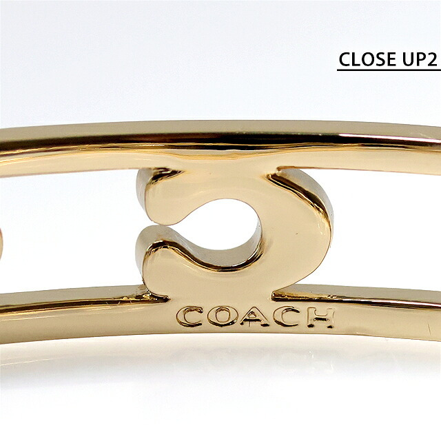 コーチ バングル レディース ブランド COACH シグネチャー C オープンワーク ブレスレット 571291GLD100 ゴールド アクセサリー