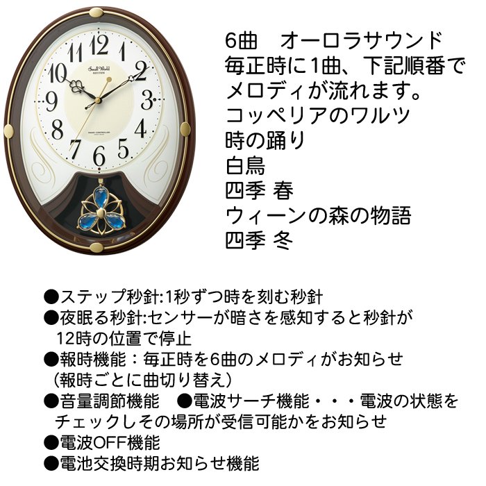 名入れ  壁掛時計 電波時計 想刻時計 壁掛け時計 結婚祝い 新築祝い 時計 とけいスモールワールド
