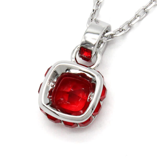 SWAROVSKI スワロフスキー ネックレス 5652043 Birthstone アクセサリー レッド シルバー レディース