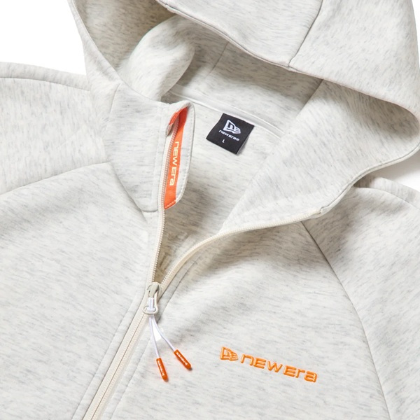 ニューエラ ゴルフ テック スウェット フルジップ フーディー Emboss Logo オートミール New Era Golf (15129441) 2026年秋冬モデル お誕生日祝い お祝い 記念品 お父さん 父の日 彼氏 男性 30代 40代 50代 60代 母の日 お母さん 還暦祝い 敬老の日 彼女 人気プレゼント プレゼント
