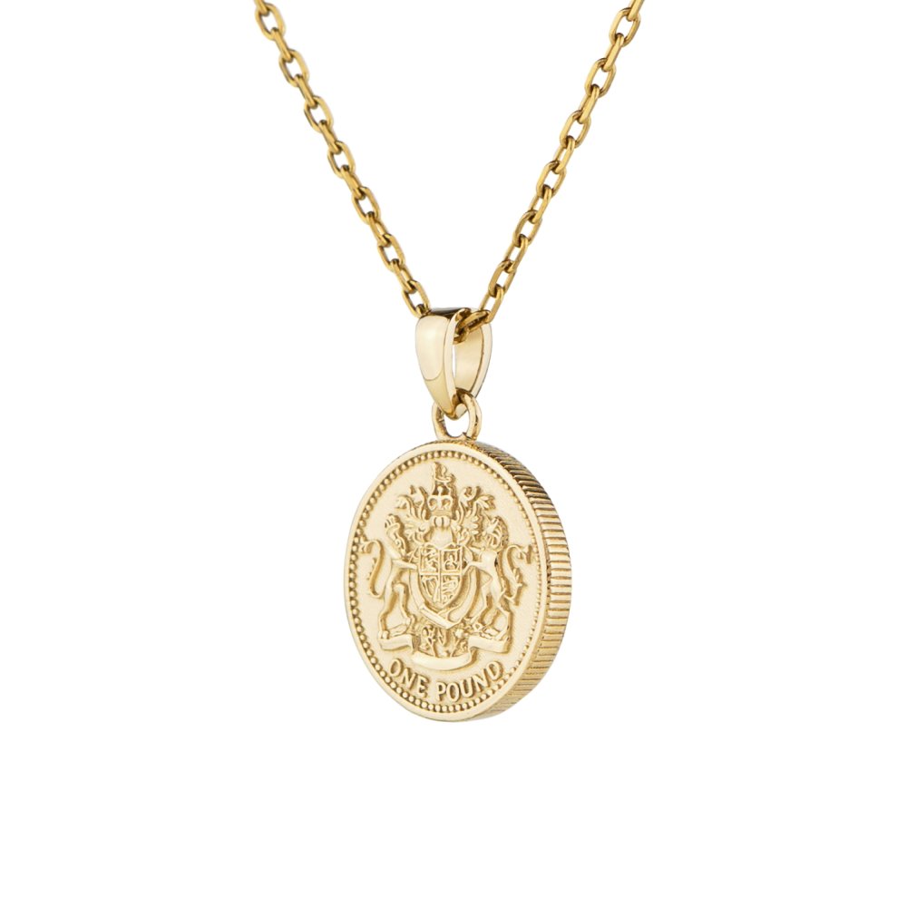 コインネックレス (エリザベス女王／英国王室紋章) Coin Necklace PUPE128 Dress Up ドレスアップ