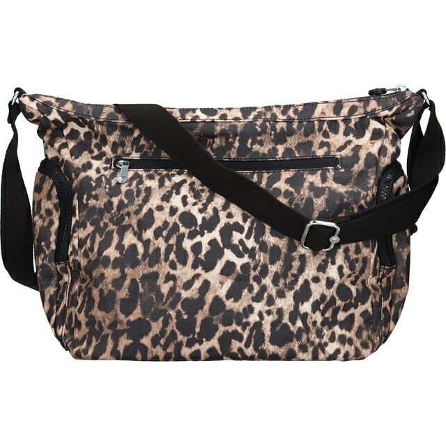 キプリング ショルダーバッグ レディース ブランド Kipling ガブ ロゴ ワンポイント 総柄 ヒョウ・レオパード フリンジ KI6525-6JP Wild Leopard