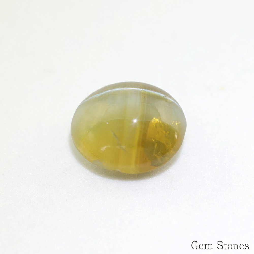 クリソベリルキャッツアイ 3.386ct ルース 宝石 裸石 クリソベリル ブラウン イエロー キャッツ ネコ ジュエリー オリジナル 制作 コレクション 誕生石 10月 記念 お守り 誕生日