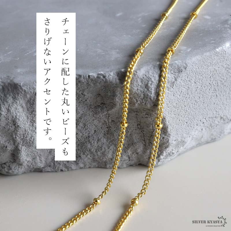 ステンレス イニシャルネックレス 大ぶり ゴールド パヴェ レディース ペンダント 英文字 AからZ 全26タイプ ストーン ぷっくり モチーフ チェーン ビーズ 華やか 上品 大人可愛い カジュアル アクセサリー 金属アレルギー対応