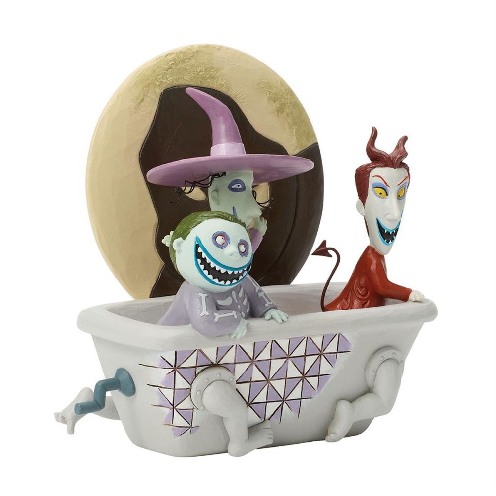 ロック＆ショック＆バレル イン タブ 15cm ナイトメア ビフォア クリスマス ハロウィン | ディズニー トラディションズ ジムショア グッズ フィギュア 人形 置物 彫刻 Jim Shore 正規輸入品