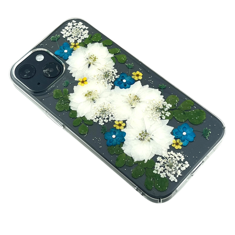 【ほぼ全機種対応スマホケース❁】押し花スマホケース NO.803（着日指定不可） 押し花＆レジン iPhone/Xperia/AQUOS/Galaxy他
