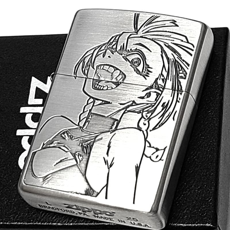ZIPPO よふかしのうた Season2 七草ナズナA ジッポー ライター シルバー エッチング彫刻 両面加工 可愛い アニメ キャラクター かわいい メンズ レディース ギフト プレゼント