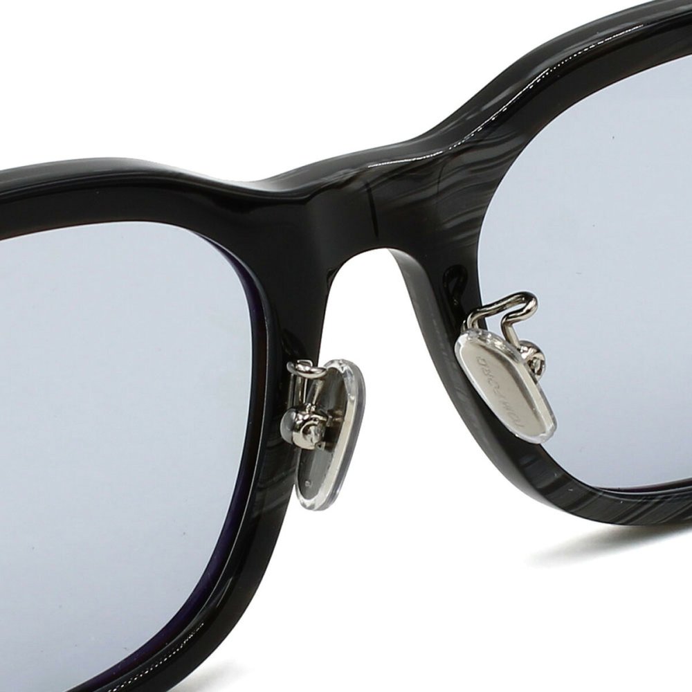 トムフォード TOM FORD サングラス アジアンフィット FT1232-D/S 63A 55 ウェリントン型 メンズ レディース ユニセックス ブラックササ+ライトグレー