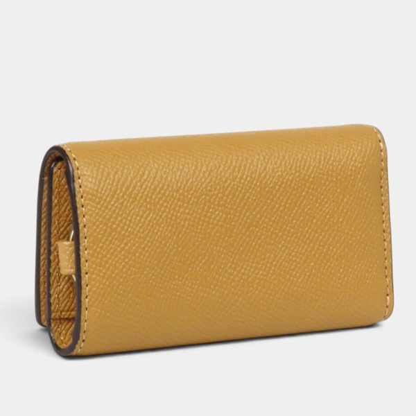 送料無料 コーチ COACH アウトレット レディース 敬老の日 小物 キーケース CH799 B4/TF(ブラス×トフィー) ライト ブラウン (女性 プレゼント コンパクト 本革 スマートキー 大人可愛い)
