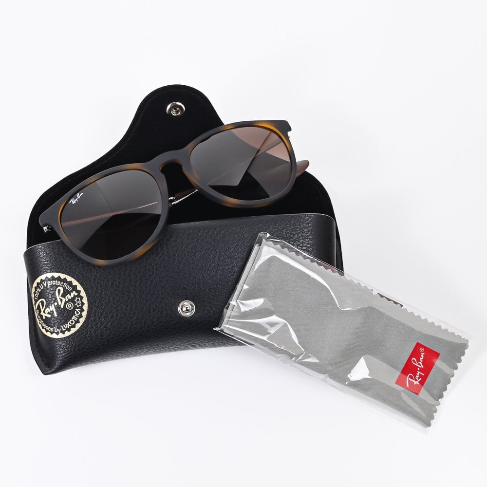 【名入れ無料】レイバン Ray-Ban サングラス 国内正規品 エリカ 54サイズ ローブリッジフィット アジアンフィット ボストン型 男女兼用 メンズ レディース ブラウン RB4171F 865 13 54 18 145 3N 【スペシャルラッピング660円(別売り)】送別会 誕生日 お中元 結婚祝い 結婚式 高級 父の日 母の日 ホワイトデー
