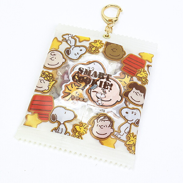 スヌーピー シール入りミニポーチ アイボリー ステッカー 文具 SNOOPY