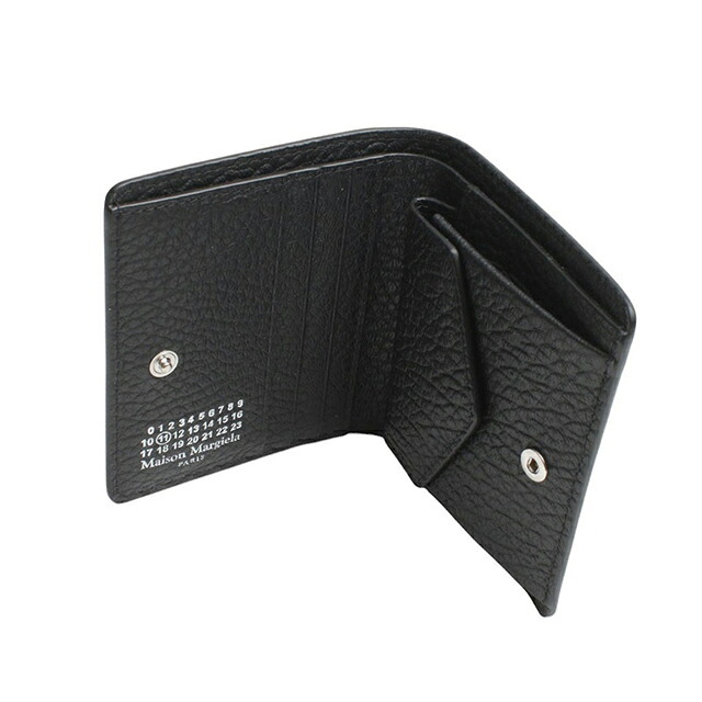 メゾンマルジェラ MAISON MARGIELA 二つ折り財布 二折財布 S56UI0140P4455T8013 メンズ レディース BLACK ブラック