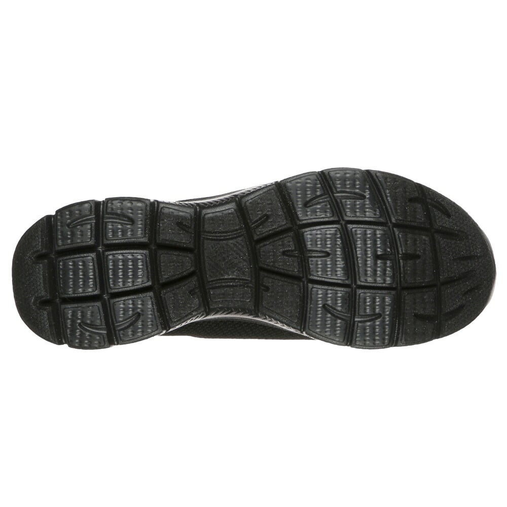 スケッチャーズ レディース スニーカー サミッツ クール クラシック SKECHERS 149206W スリッポン ワイド幅 軽量 ブラック 黒 ウォーキング 歩きやすい　