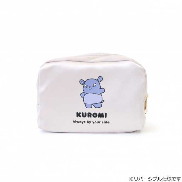 サンリオキャラクターズ リバーシブルポーチ クロミ 小物入れ ポーチ 化粧ポーチ メイクポーチ キャラクターグッズ かわいい おしゃれ 雑貨 レディース キッズ プレゼント ギフト サンリオ正規ライセンス品