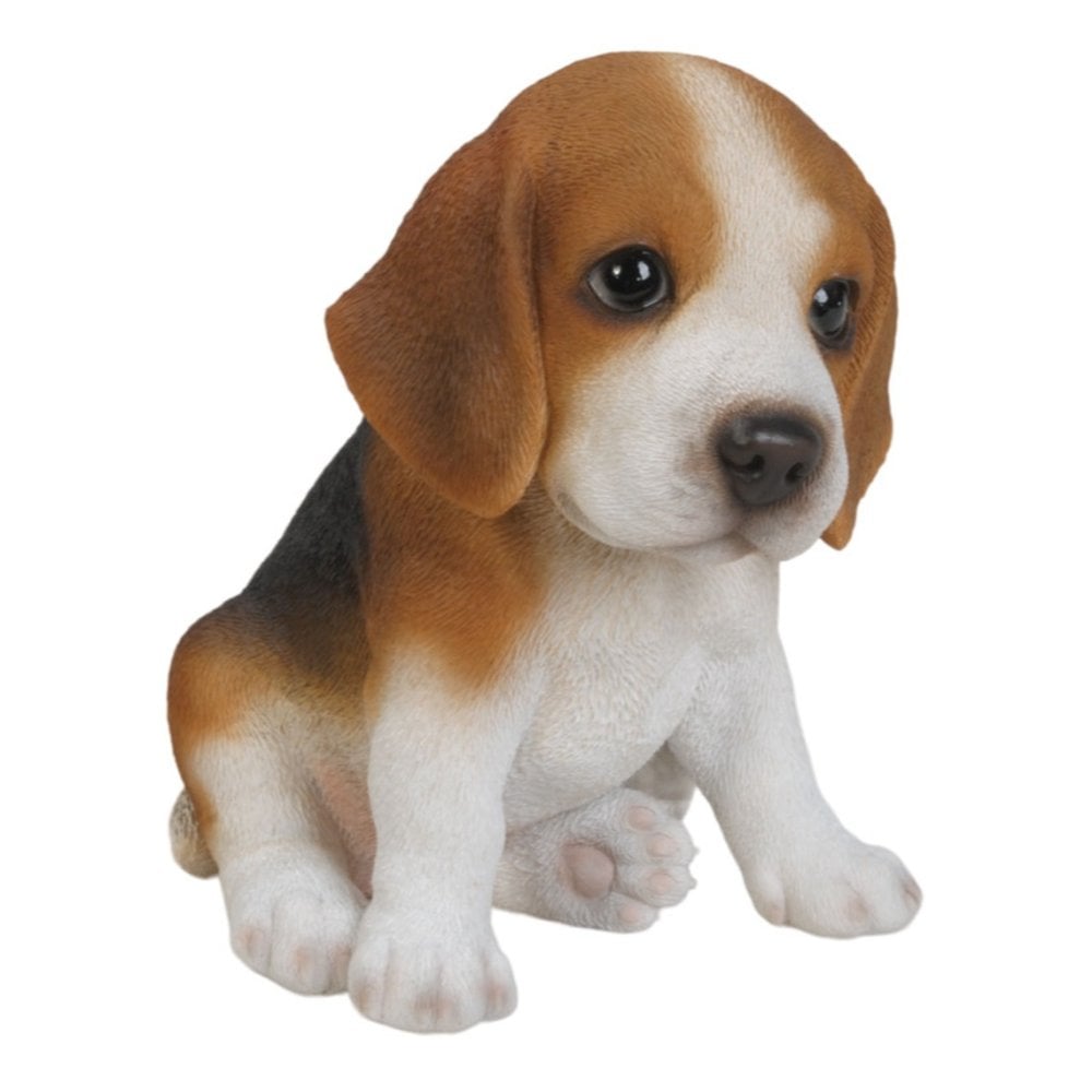 置物 woobia ウービア 犬 トライカラー お座りビーグル 子犬 奥行15.5cm 三色 垂れ耳 リアル 本物そっくり イギリス生まれ 職人手彩色 縁起物 戌年 玄関 インテリア 新築祝い 引っ越し祝い 開店祝い 出産祝い 誕生日 お祝い ギフト プレゼント 犬好き ビーグル好き