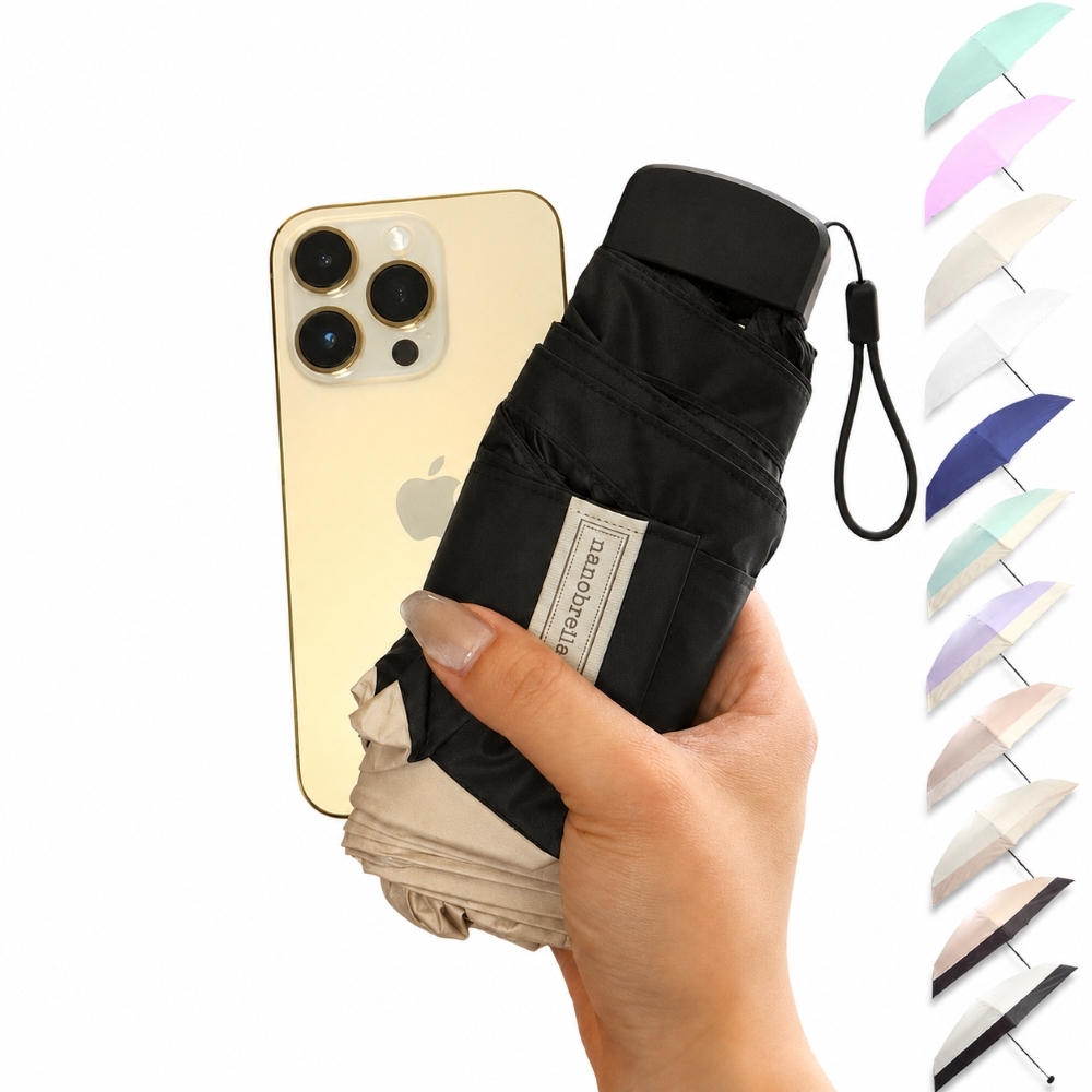 【ラッピング無料 レビューで保証120日】ナノブレラ スマホサイズ 折りたたみ日傘 晴雨兼用 ギフト 日傘 熱中症対策グッズ 日焼け対策 日除け 女性 プレゼント UVカット
