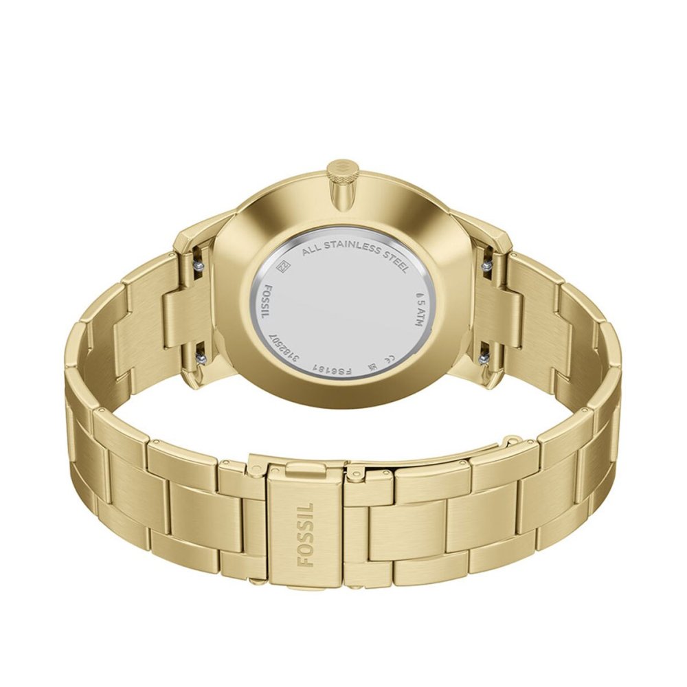 フォッシル FOSSIL 腕時計 メンズ MINIMALIST アナログ ゴールドトーン ステンレススチールウォッチ FS6181【2026 新作】